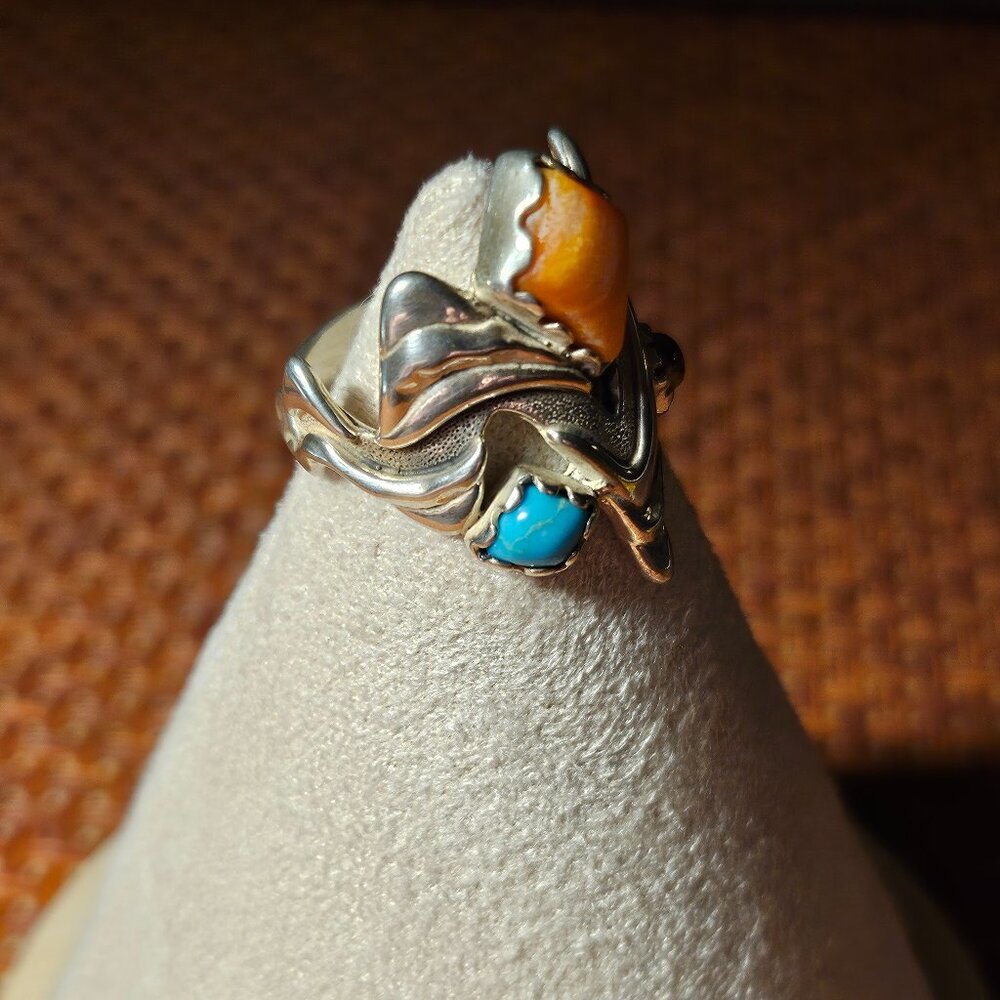 American West Multi Stone 925. Ring